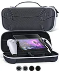 Newly designed PlayStation 5 Portal case with screen protector , meticulously crafted with precision molding. This case boasts a perfect fit for the PS5 Portal handheld console, providing a tailored storage solution that enhances its overall appearance.